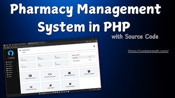 Pharmacy Management System In PHP and MySQL with Source Code