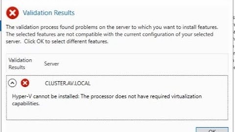 Hyper-V 2019 nested virtualization.