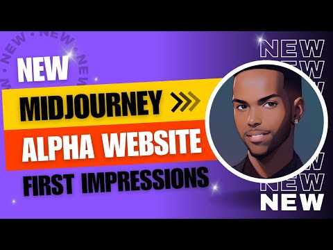 New Midjourney Alpha Website - First Impressions
