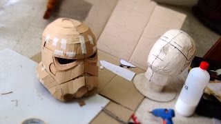 Make Stormtrooper Helmet Part 1 - Cardboard (free download) Cosplay How to