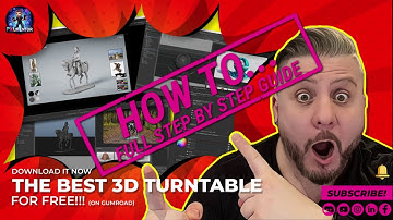 The Best 3D Turntable - HOW TO (Step by step tutorial)