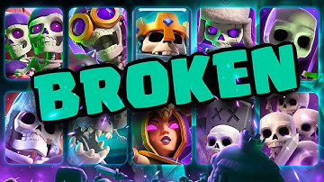 Every BROKEN Skeleton in Clash Royale... EVER!