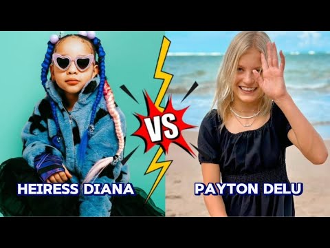 Heiress Diana Harris Vs Payton Delu (Ninja Kidz TV) Lifestyle Comparison