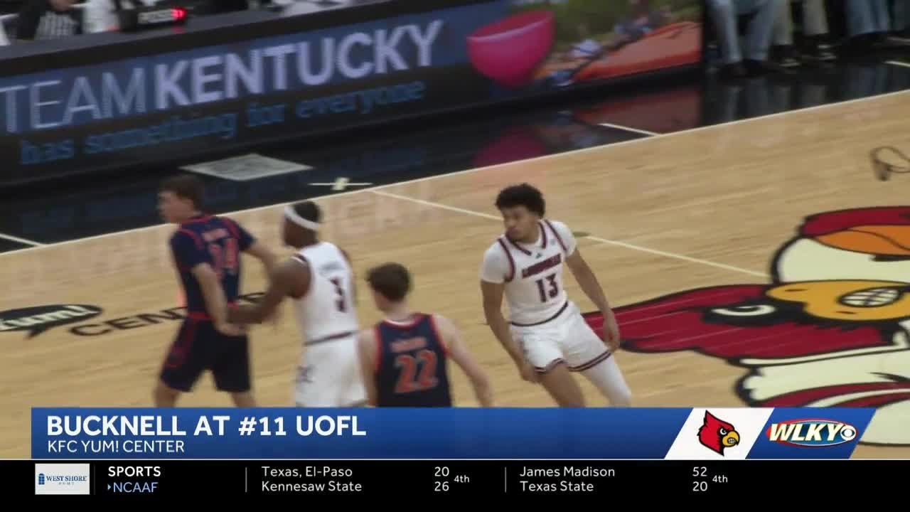 Louisville beats Bucknell in second exhibition game
