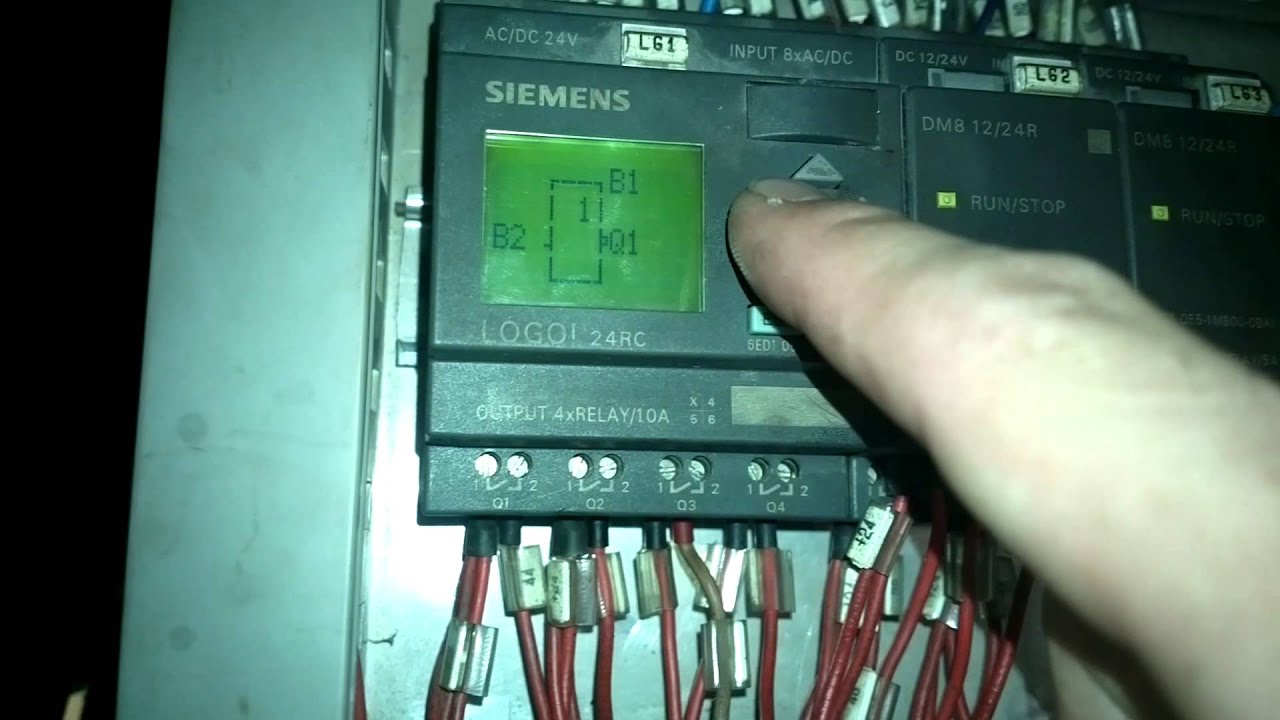 Siemens LOGO! 24RC PLC programm error - YouTube