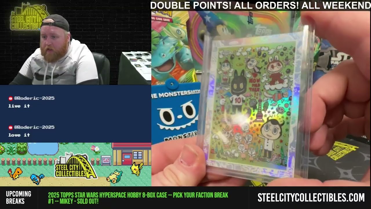 2025 Topps Chrome Labubu 10th Anniversary Box — Random Card Group