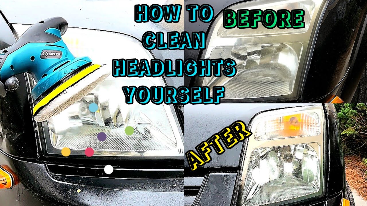 How To Clean Your headlights DIY YouTube