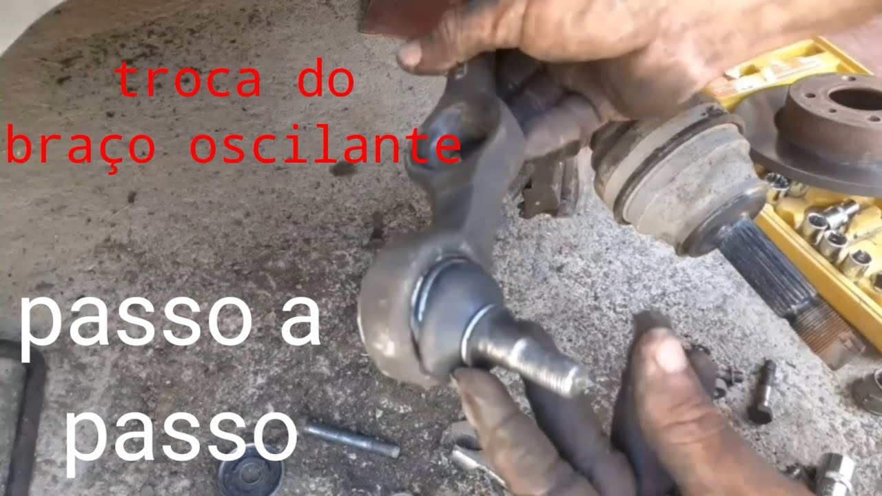 troca  do braço oscilante uno