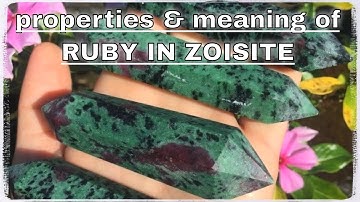 Ruby in Zoisite Meaning Benefits and Spiritual Properties