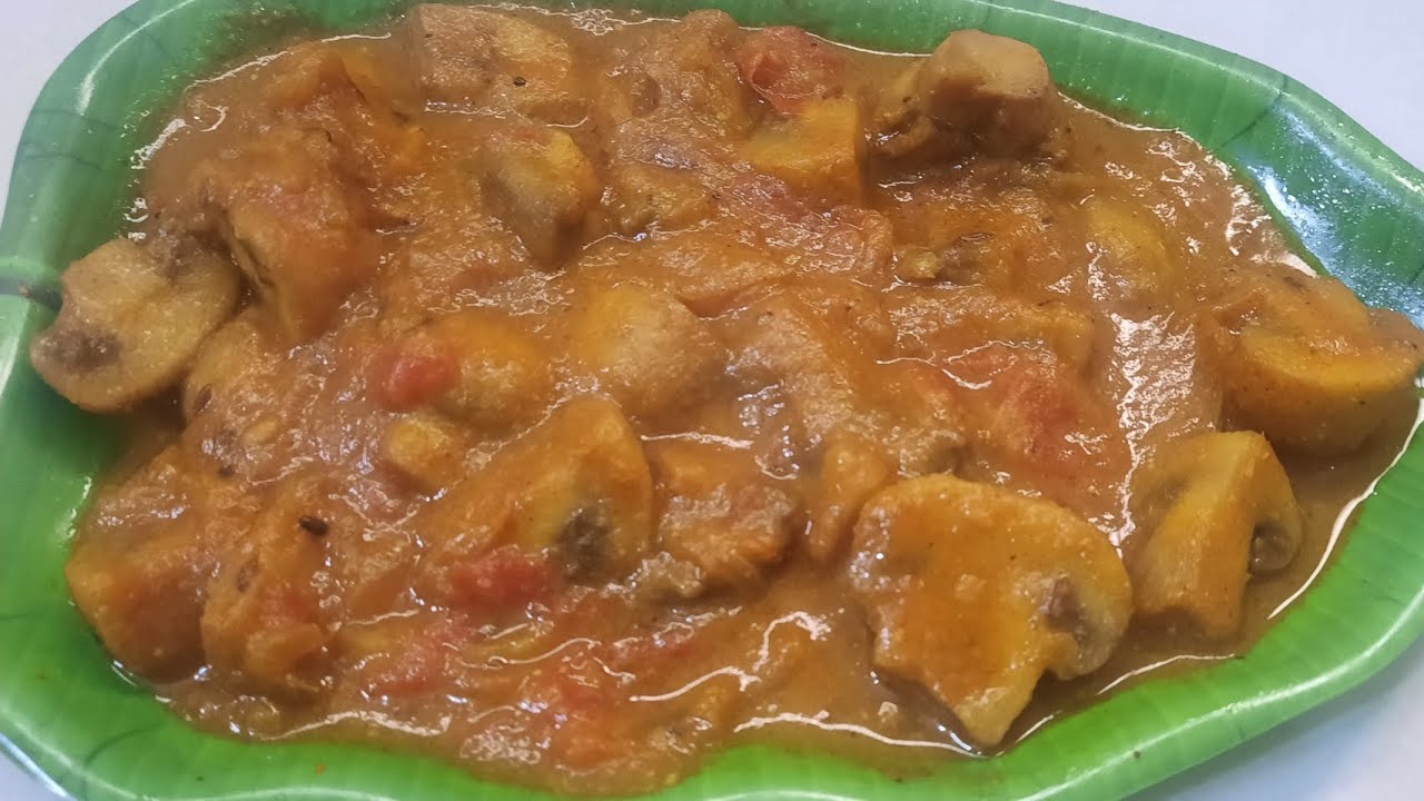 Spicy Mushroom Curry Recipe | Easy & Tasty Veg Curry 