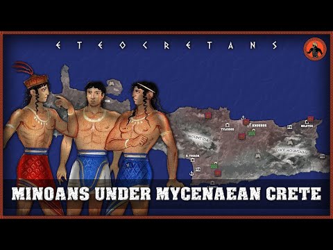 Étéocrétois : Minoens sous la Crète mycénienne (1450-1100 avant JC)