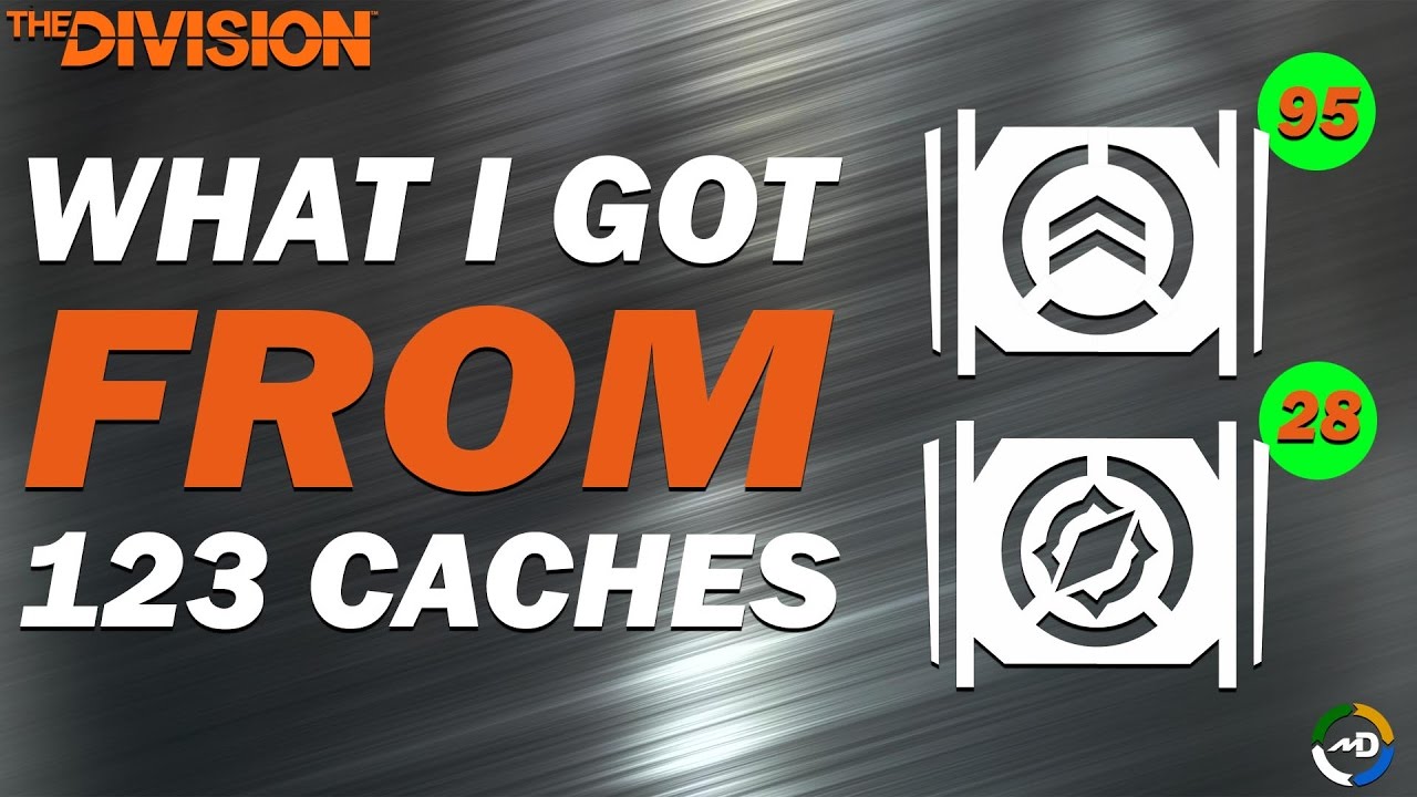 The Division - What I Got From 123 Caches (95 Field Proficiency Caches + 28 Survival Caches)