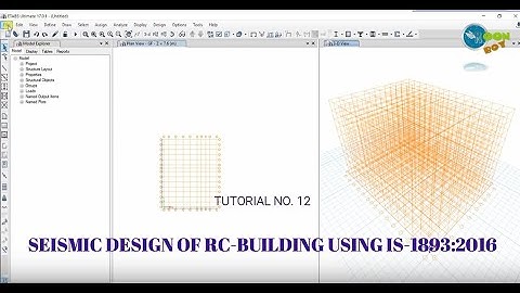 NEW ETABS 17 TUTORIAL 12 | New Seiemic Design Procedure IS 1893:2016 ZONE 5 | Shaik Qamaruddin