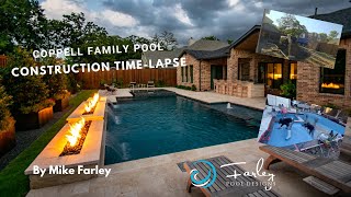 Coppell Family Pool Construction TimeLapse by Mike Farley