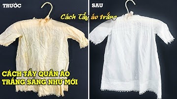 4 cách tẩy áo trắng bị ố vàng không cần thuốc tẩy - Mẹo Vặt Cuộc Sống