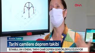 Tarihi Camilere Deprem Takibi