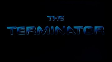The Terminator 1984 Opening credits scene 4K HDR Mono