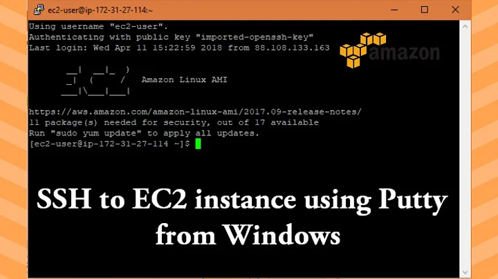 How to SSH to EC2 Linux Instance using PuTTY