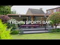 Garden room sports bar  customer project  green retreats