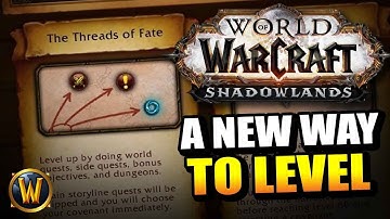 A New Way to Level in World of Warcraft - THREADS OF FATE // Shadowlands