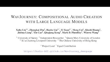 WavJourney: Compositional Audio Creation with Large Language Models