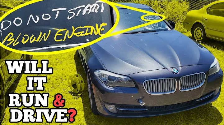 I Bought a Cheap Twin Turbo V8 BMW at Auction with a Strange Message on the Windshield