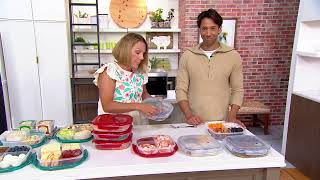 LocknLock Set of 4 Divider Plates with Vented Locking Lids on QVC