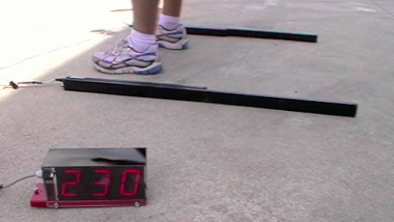 Broad Jump Tester - www.trainingtester.com - YouTube