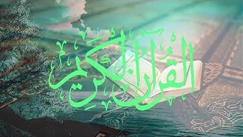 آيات من سورة "مريم" بصوت القارئ: محمد عبد الحكيم هائل