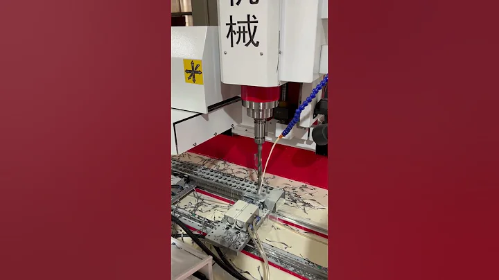 Automatic tool changing CNC drilling and tapping machine with large torque and strong rigidity.