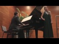 A. Berg: Nacht. Dolores Lahuerta, soprano; Pablo García-Berlanga, piano