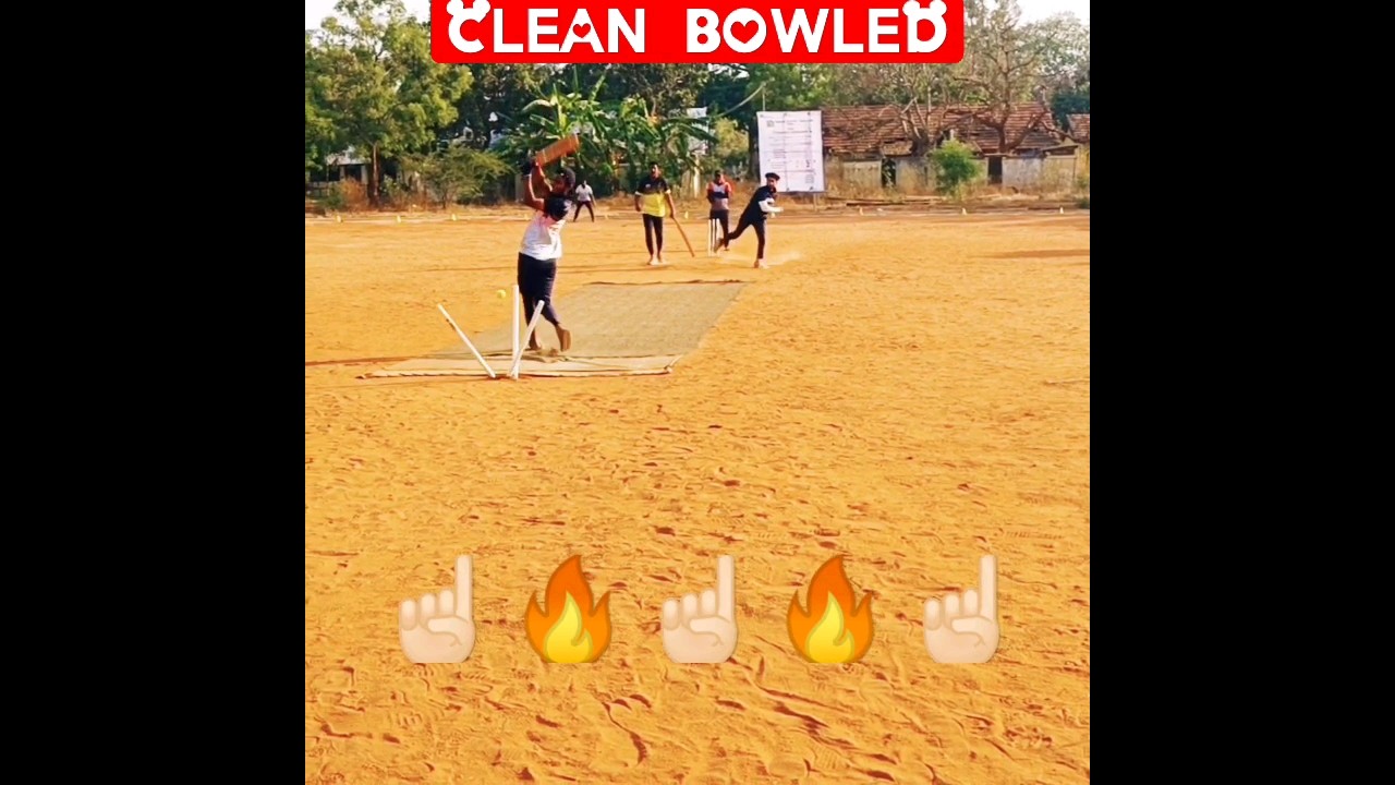 ☝🏻🔥CLEAN BOWLED BY ARAFA 
