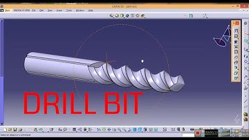 Catia V5 - Drill Bit [EASY TO DESIGN]