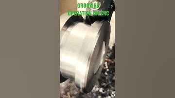 What is Grooving||Grooving operation on cnc turning||Od Grooving cycle programming||#shots