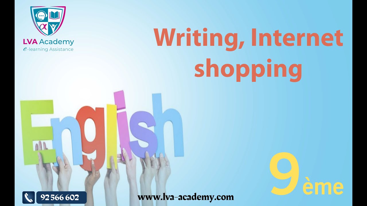 ✅ English | Writing, Internet shopping - 9ème année