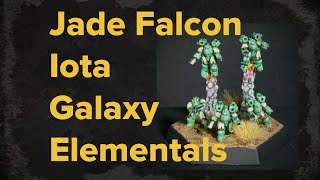 How to Paint Clan Jade Falcon Elementals | Battletech Iota Galaxy Tutorial