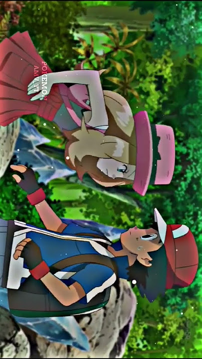 ASH AND SERENA LOVE๐โคAMV#shorts#pokemon