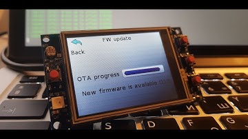 ESP32 OTA firmware update using compressed firmware image