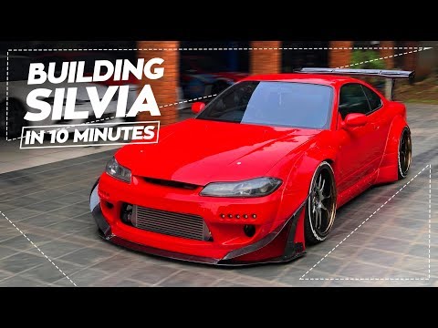 building-a-nissan-silvia-s15-in-10-minutes!