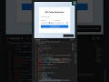 Create a Custom QR Code with HTML, CSS &amp; JS in Seconds! 🔥 #shorts