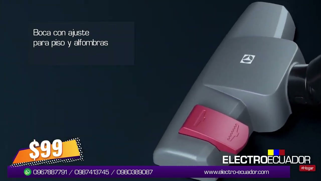 ASPIRADORA VERTICAL ELECTROLUX PTE10 3 en 1 - YouTube