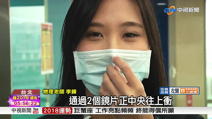 超实用! 向外反折2cm  戴口罩眼镜不起雾│中视新闻20171231 - 天天要闻