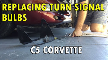 C5 Corvette Turn Signal Bulb Replacement - Both Ways