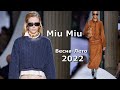 Miu Miu мода весна-лето 2022 в Париже | Стильная одежда и аксессуары