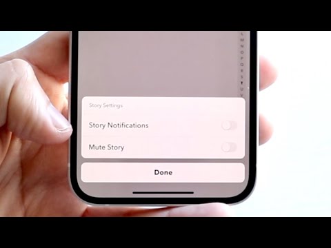 How To Turn Off Snapchat Story Notifications!