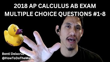2018 AP Calculus AB Oefenexamen Meerkeuzevragen #1-8