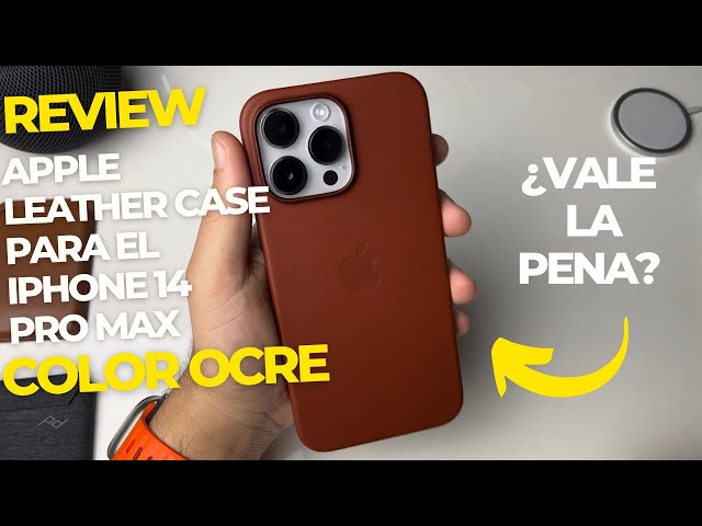 Unboxing y Review Funda de Piel de Apple para el iPhone 14 Pro Max Ocre -  ¿Vale la pena? 