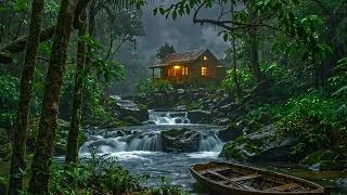 Escape Into Calm With Gentle Forest Rain | Soothing Rain Sounds on Leaves for Restful Sleep ASMR
