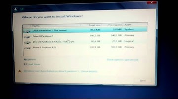 Fix Setup was unable to use existing system partition because it does not contain the required free