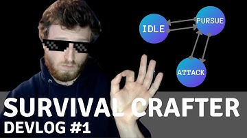 Enemy AI with a Finite State Machine - Survival Crafter Devlog #1